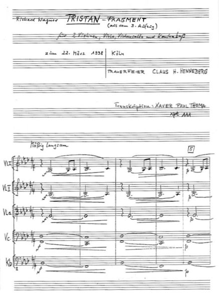xpt111 tristan 2violinen viola cello kontrabass