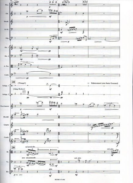 Partiturseite: xpt 186 – KAMMERSYMPHONIE für Orchester von Xaver Paul Thoma