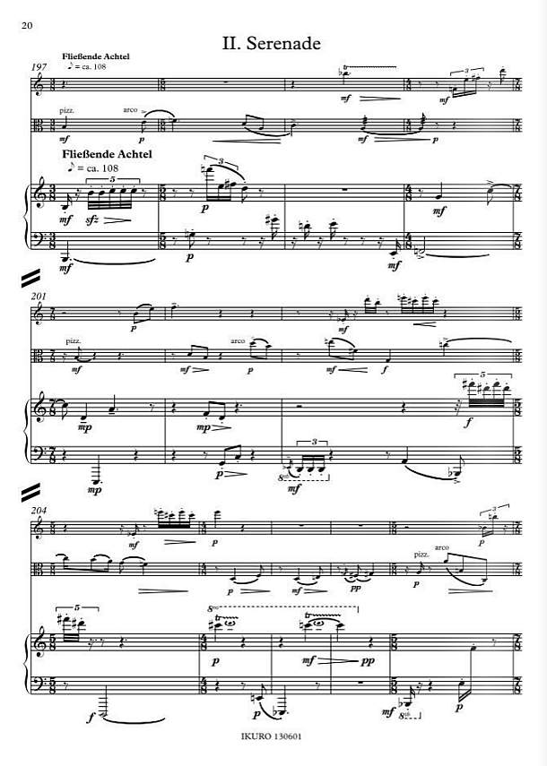 xpt 167 - Musik für Oboe, Viola, Klavier